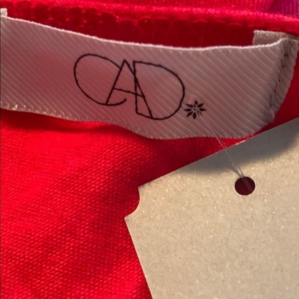 CAD Red Crop Top - Picture 4 of 5